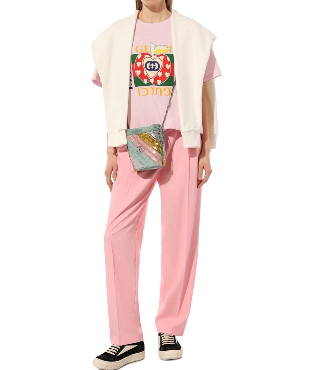 GUCCI Хлопковая футболка, фото 6