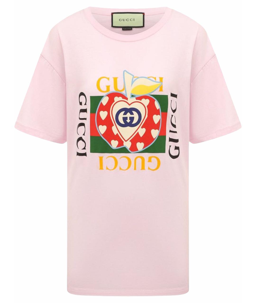 GUCCI Хлопковая футболка, фото 1
