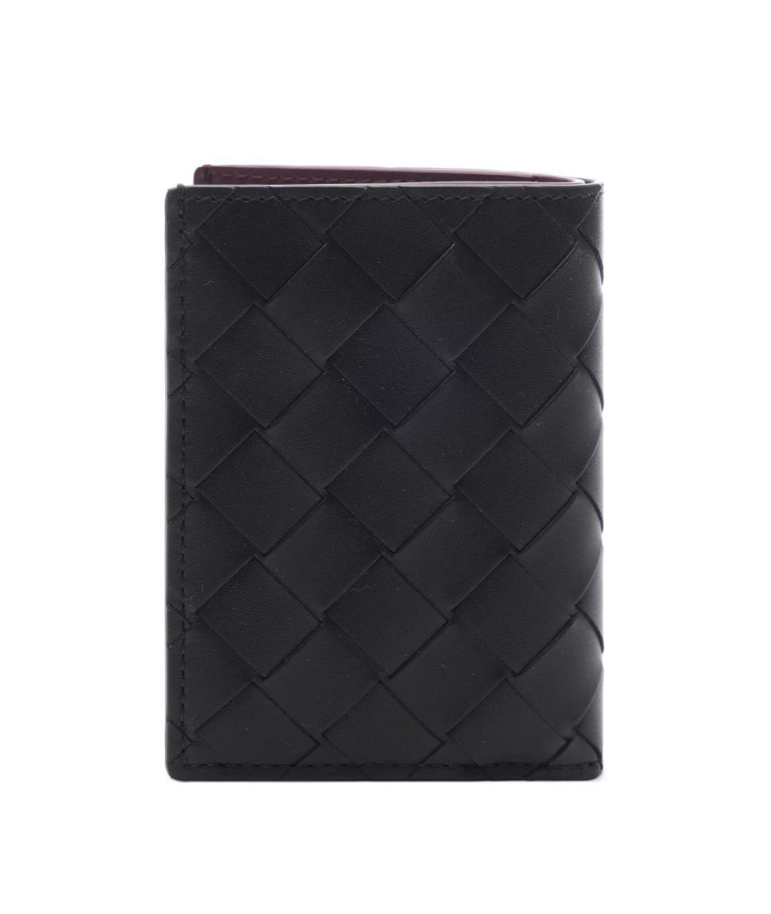 BOTTEGA VENETA Черный кожаный кошелек, фото 5