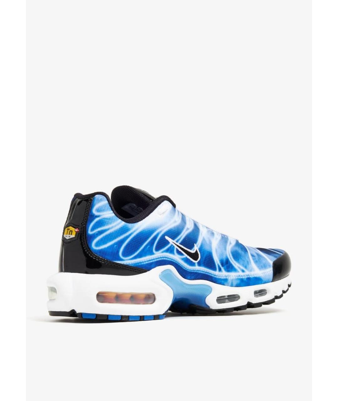 NIKE Синие текстильные низкие кроссовки / кеды, фото 6