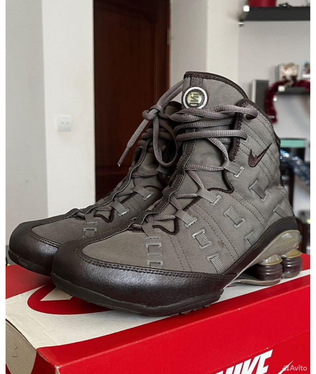 NIKE Хаки текстильные кроссовки, фото 2