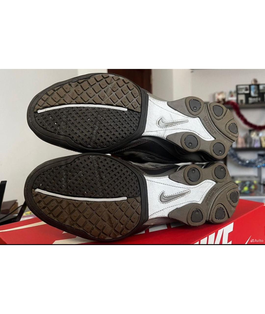NIKE Хаки текстильные кроссовки, фото 4