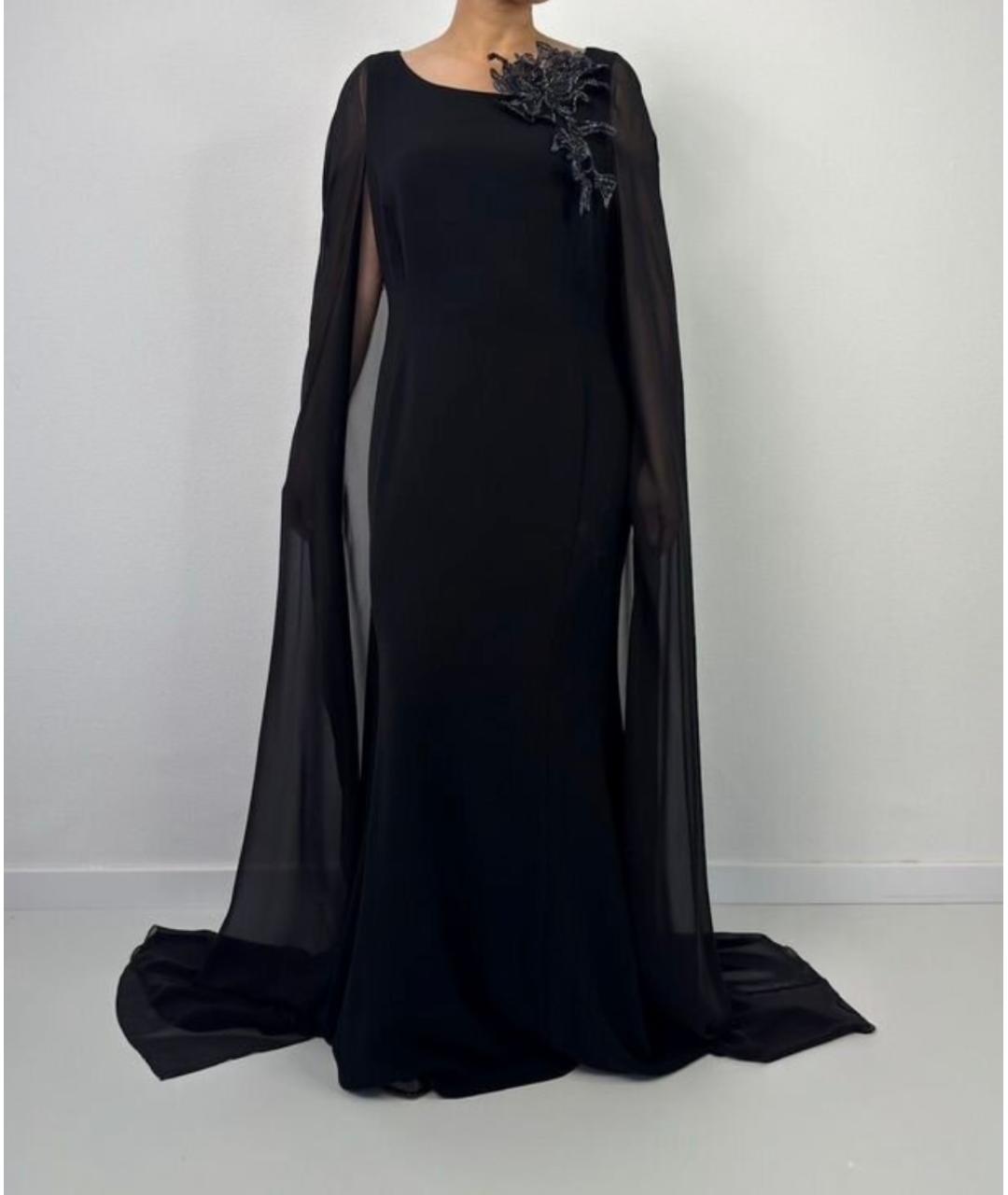 MAX MARA Черное ацетатное вечернее платье, фото 9