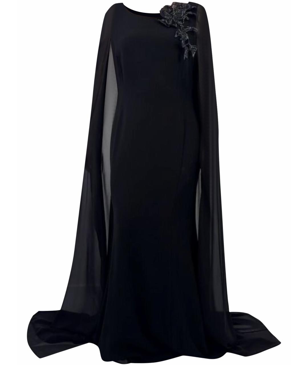 MAX MARA Черное ацетатное вечернее платье, фото 1