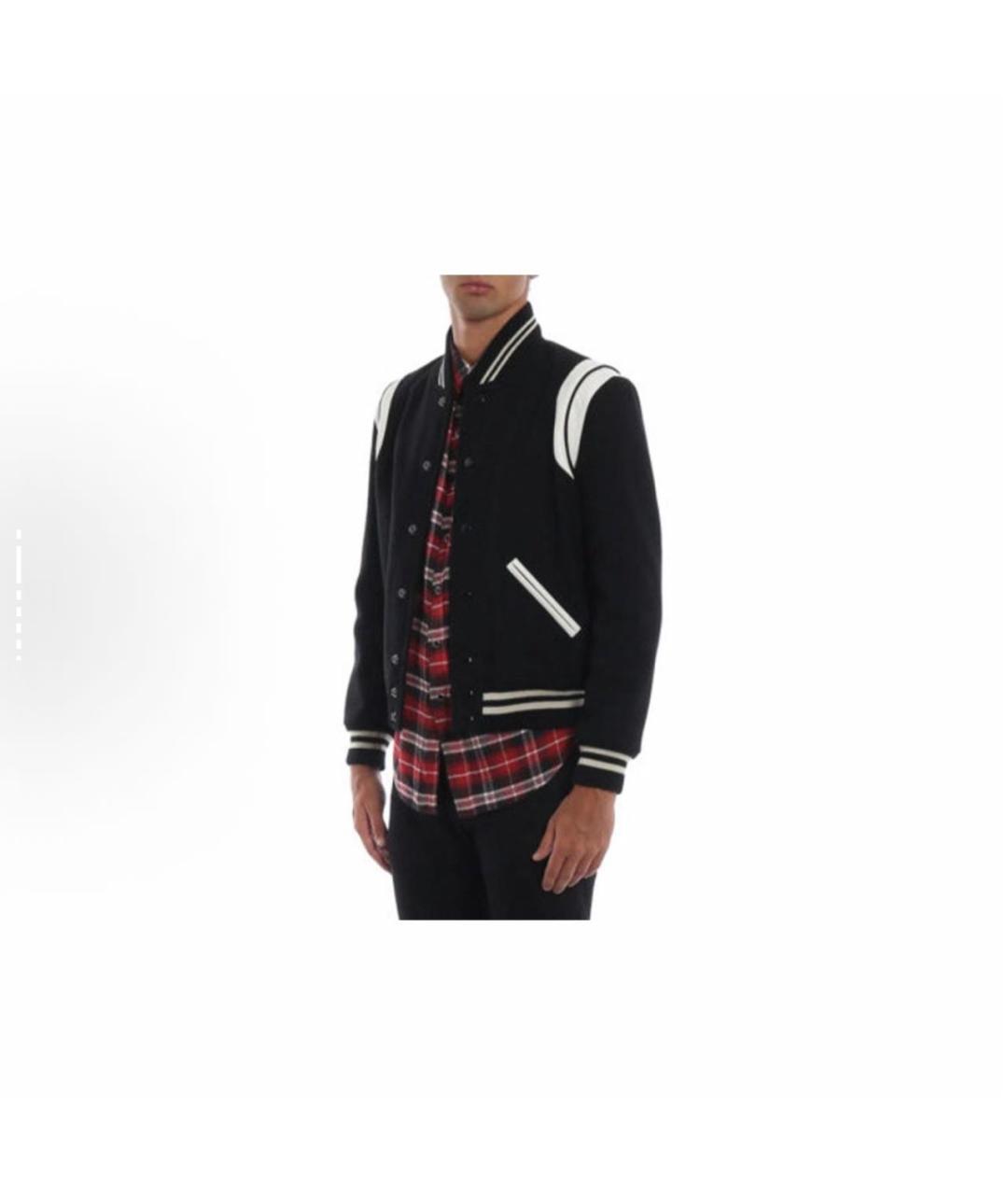 SAINT LAURENT Черная куртка, фото 5