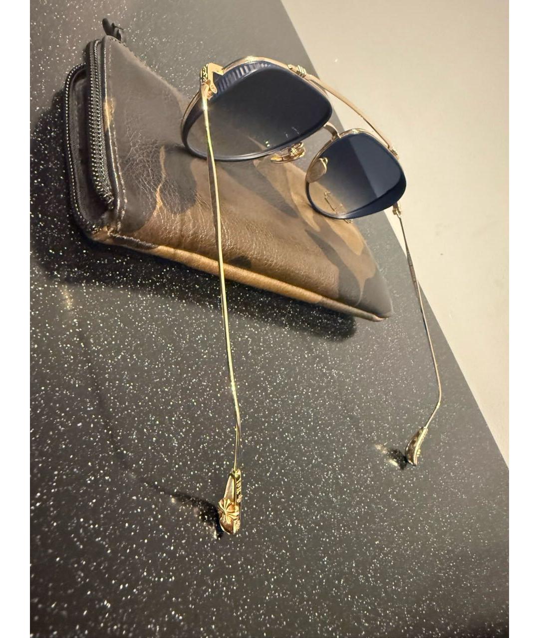 CHROME HEARTS Коричневые солнцезащитные очки, фото 3