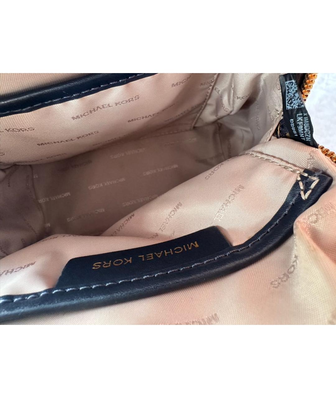 MICHAEL KORS Синий кожаный рюкзак, фото 4