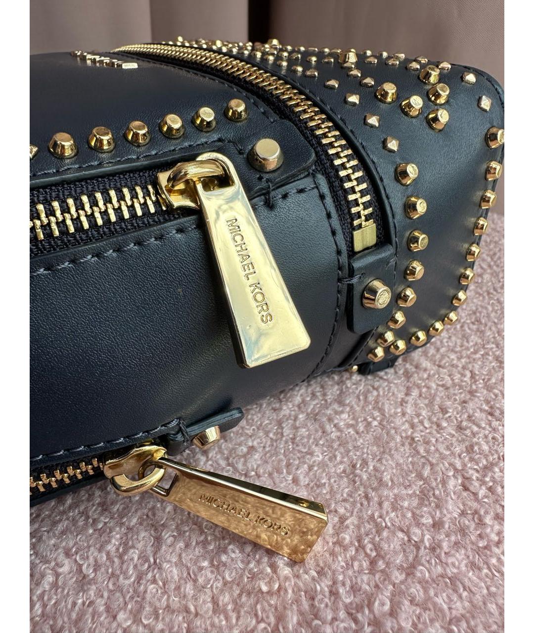 MICHAEL KORS Синий кожаный рюкзак, фото 3