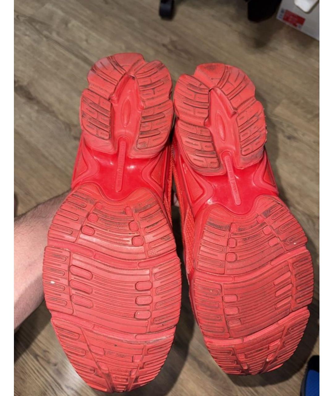 ADIDAS X RAF SIMONS Красные низкие кроссовки / кеды, фото 8