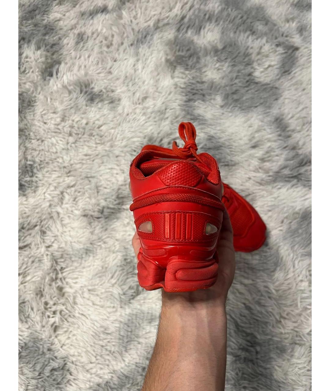 ADIDAS X RAF SIMONS Красные низкие кроссовки / кеды, фото 4