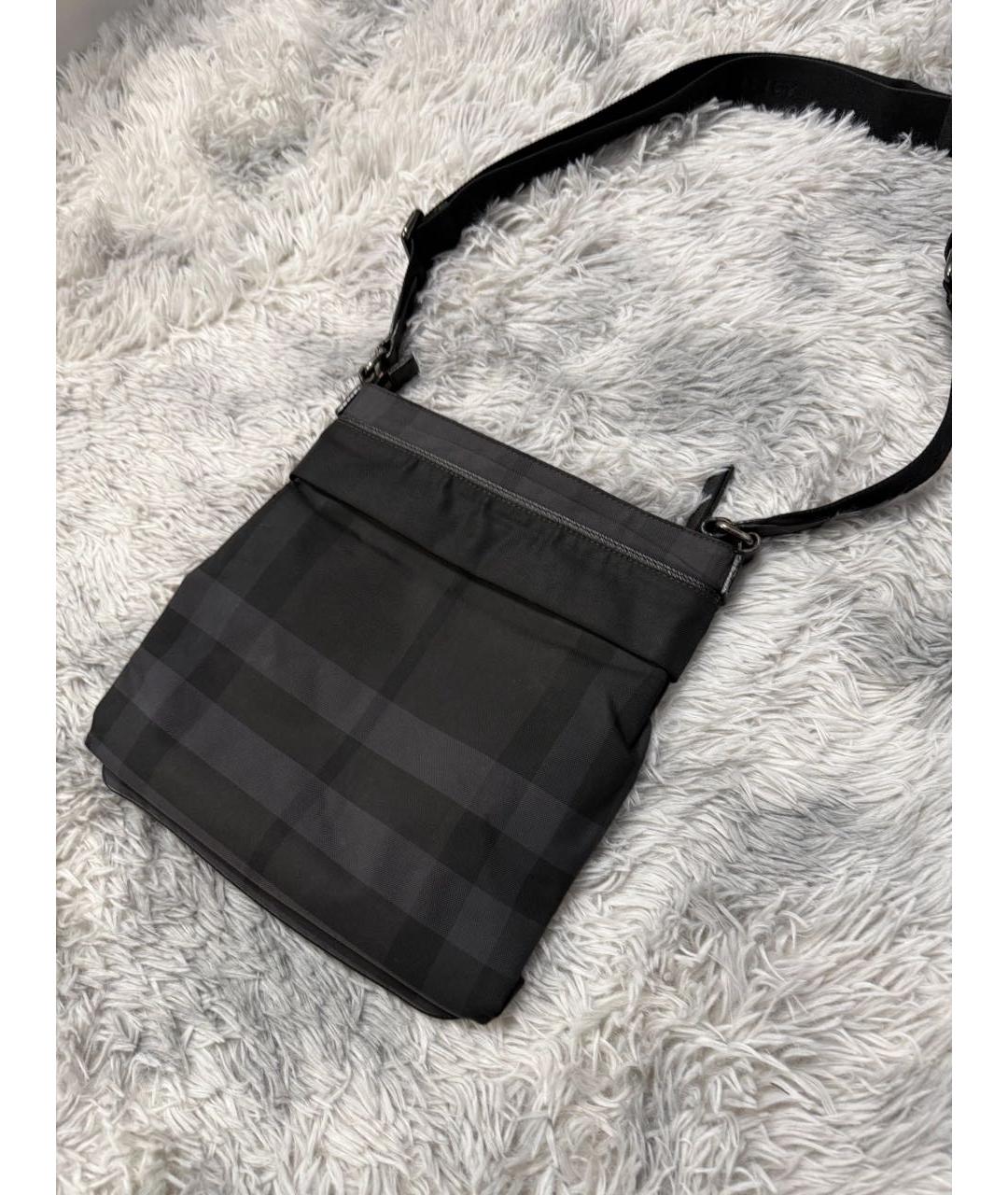 BURBERRY Черная барсетка, фото 2