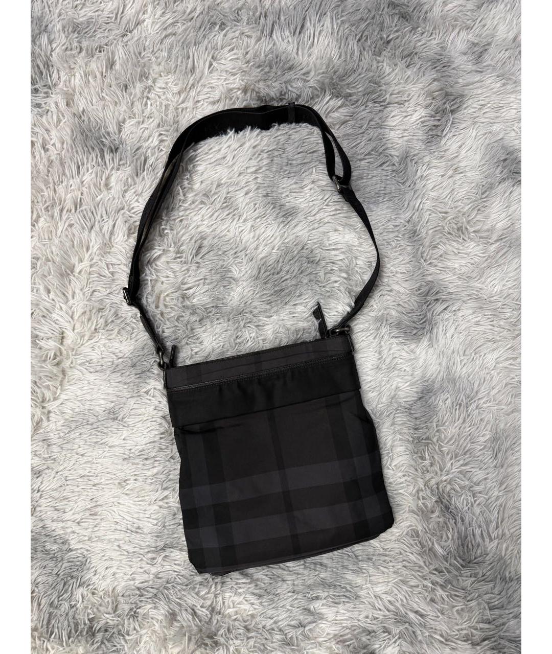 BURBERRY Черная барсетка, фото 1