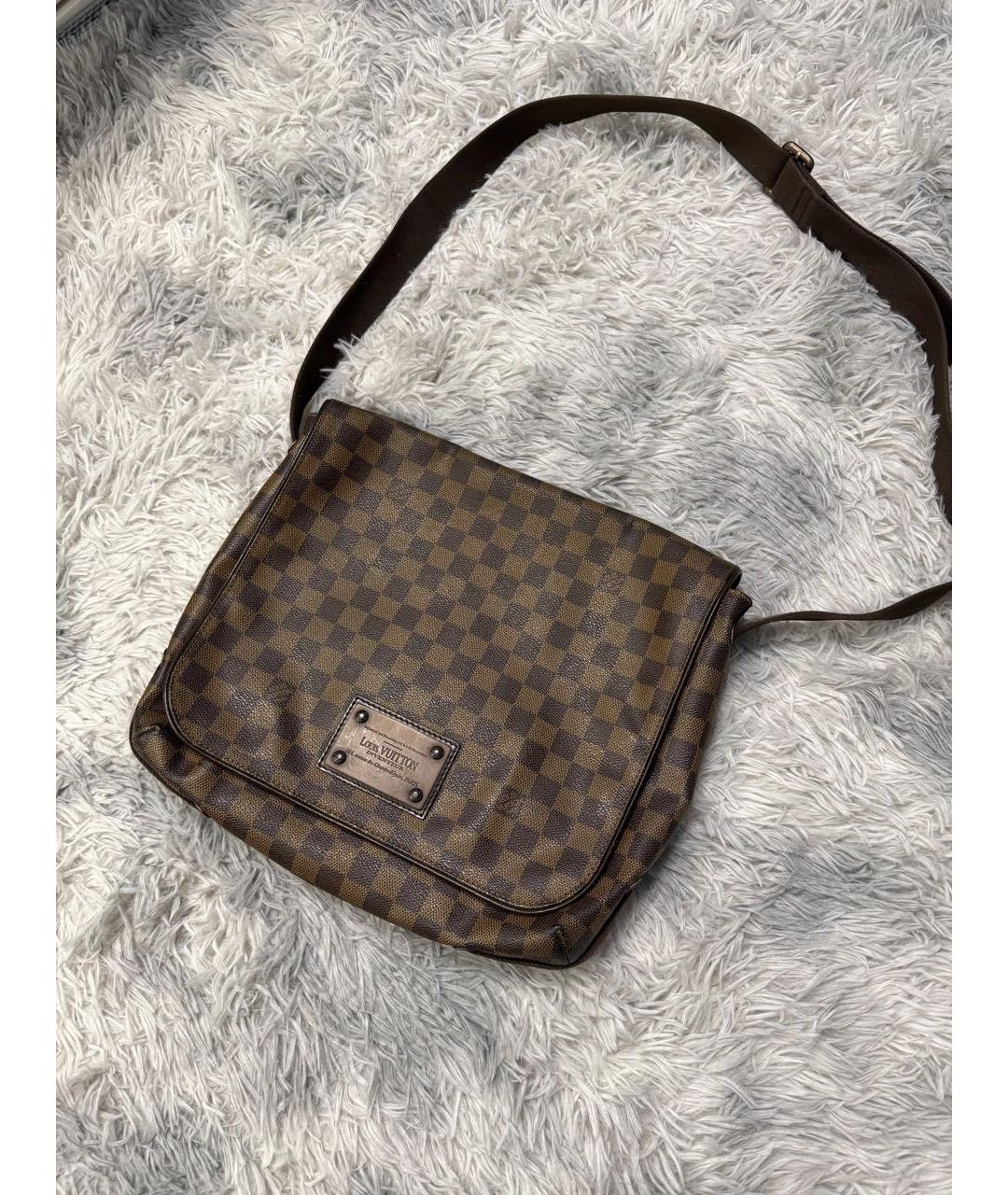 LOUIS VUITTON Коричневая барсетка, фото 3