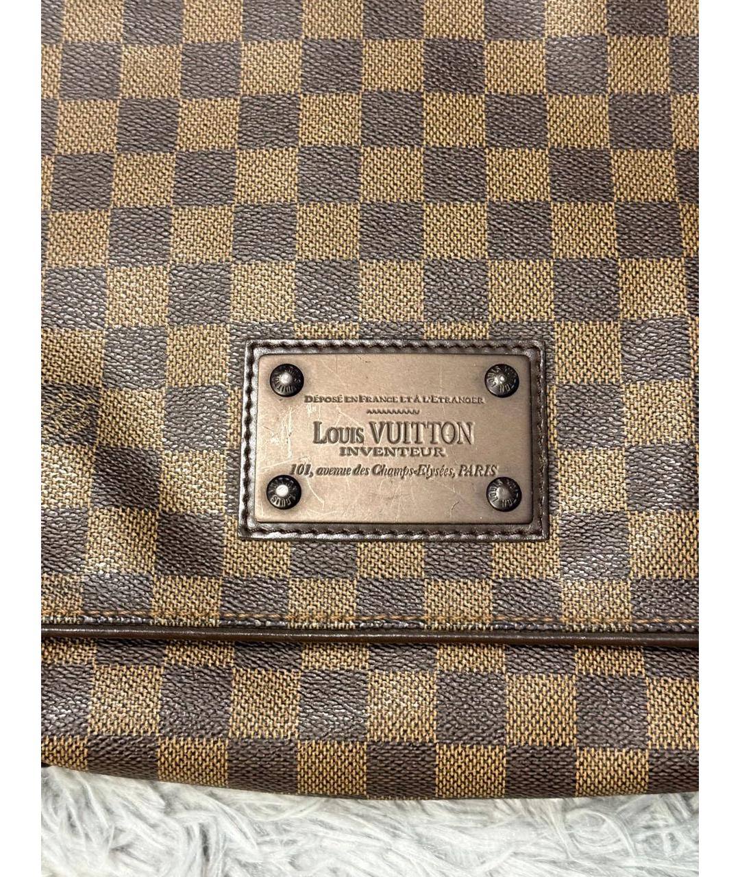 LOUIS VUITTON Коричневая барсетка, фото 4