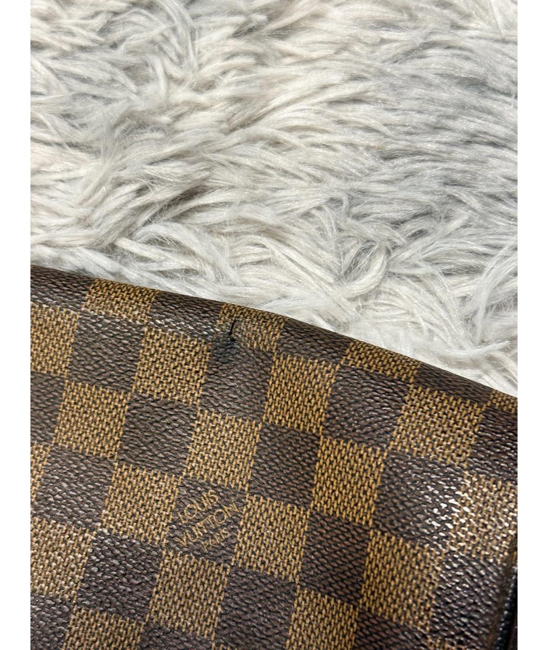 LOUIS VUITTON Коричневая барсетка, фото 5