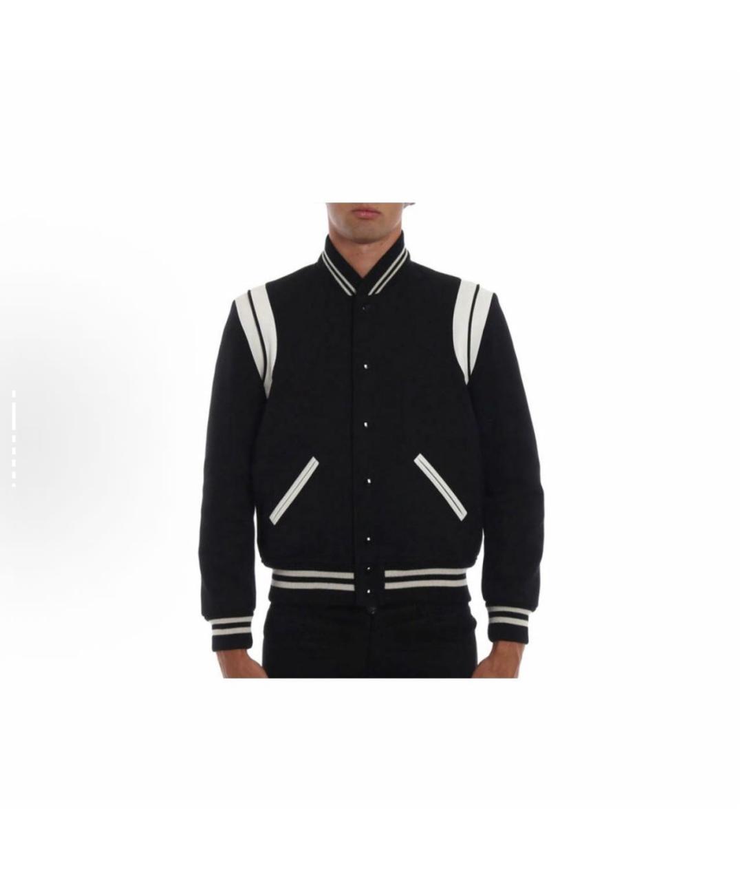 SAINT LAURENT Черная куртка, фото 4