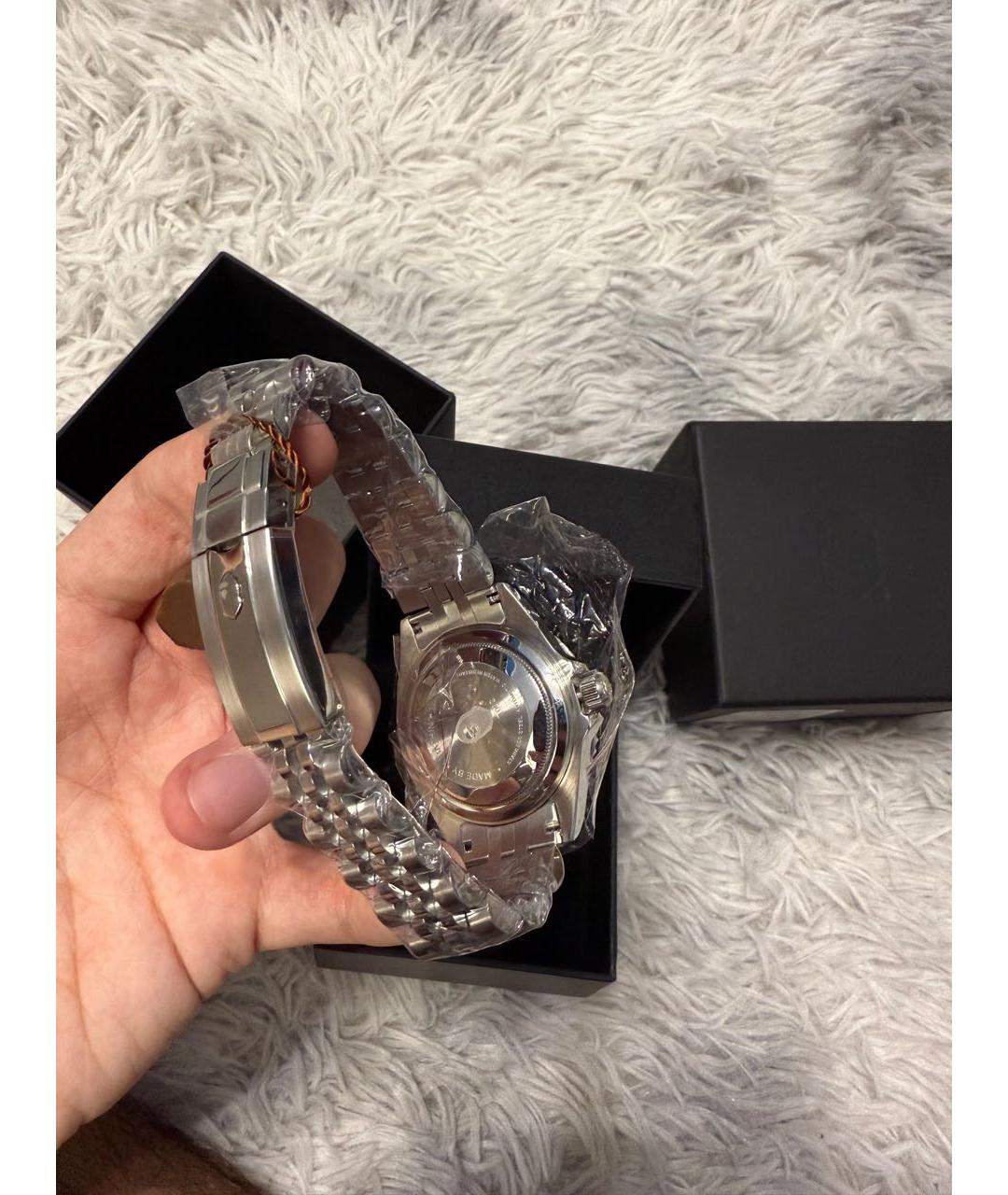 A BATHING APE Серебряные часы, фото 3