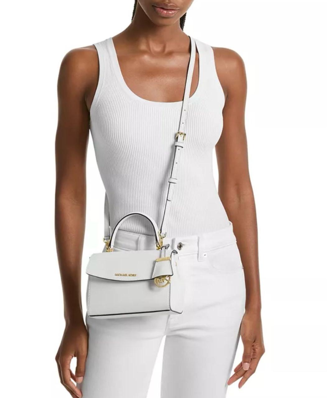 MICHAEL KORS Розовая сумка с короткими ручками из искусственной кожи, фото 4