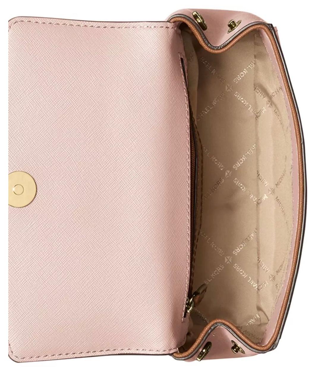 MICHAEL KORS Розовая сумка с короткими ручками из искусственной кожи, фото 3