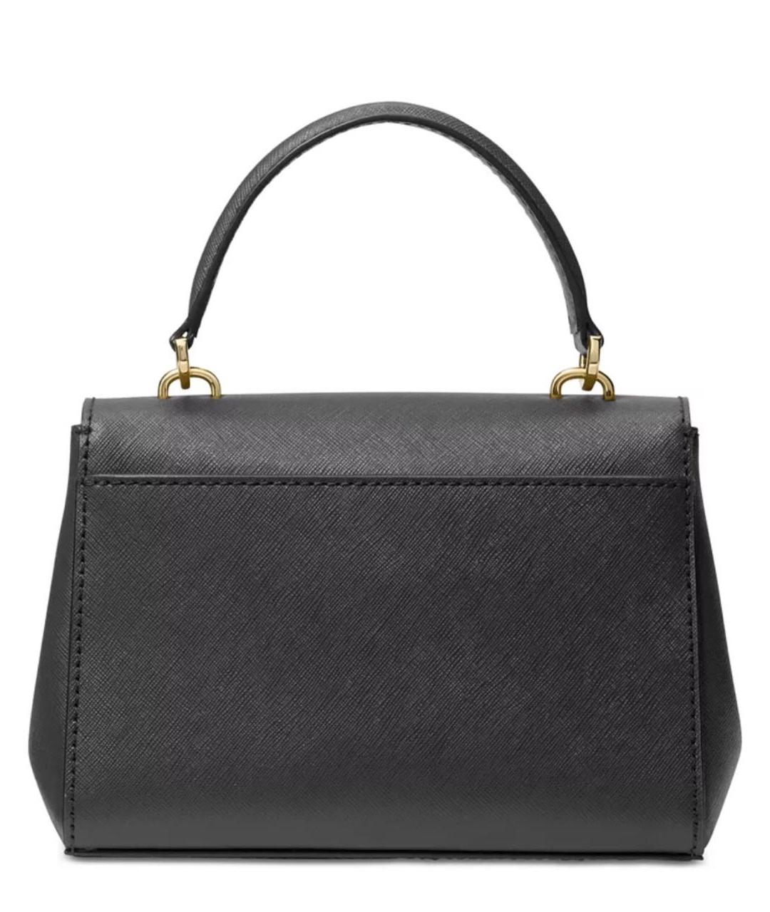 MICHAEL KORS Черная сумка с короткими ручками из искусственной кожи, фото 2