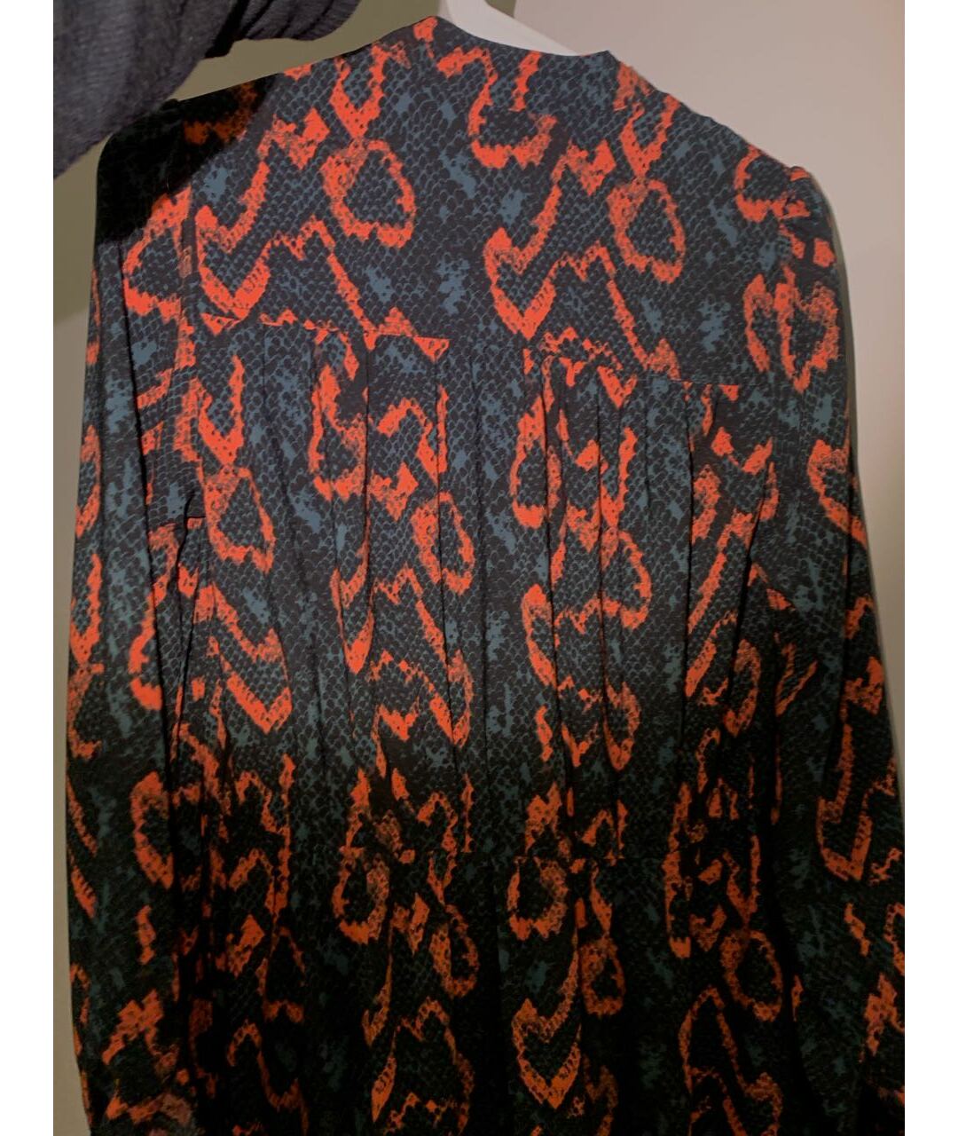 CALVIN KLEIN Бордовое полиамидовое повседневное платье, фото 2
