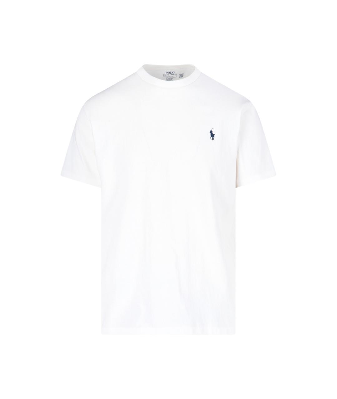 POLO RALPH LAUREN Белая хлопковая футболка, фото 1