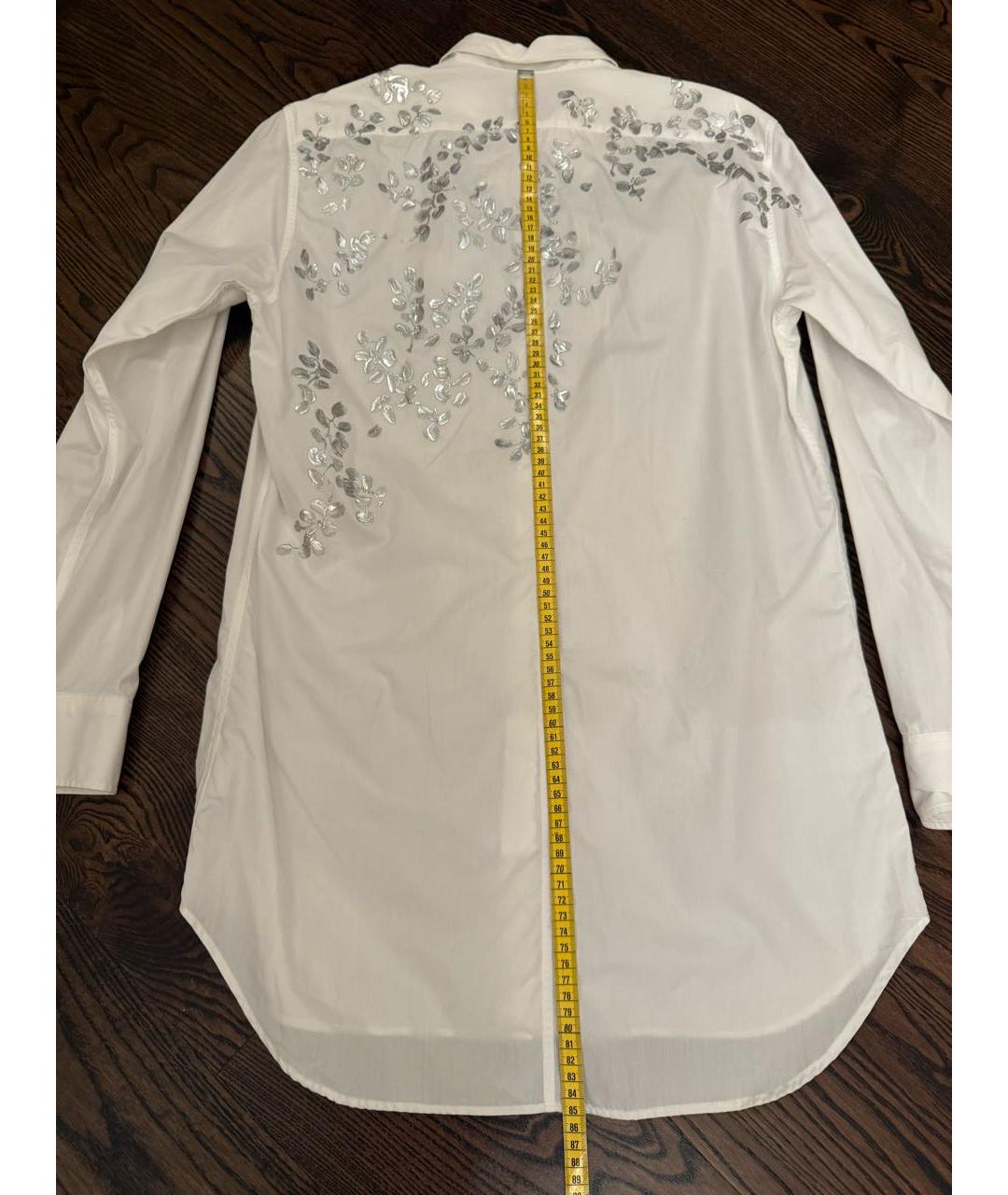 DRIES VAN NOTEN Белая хлопковая рубашка, фото 4