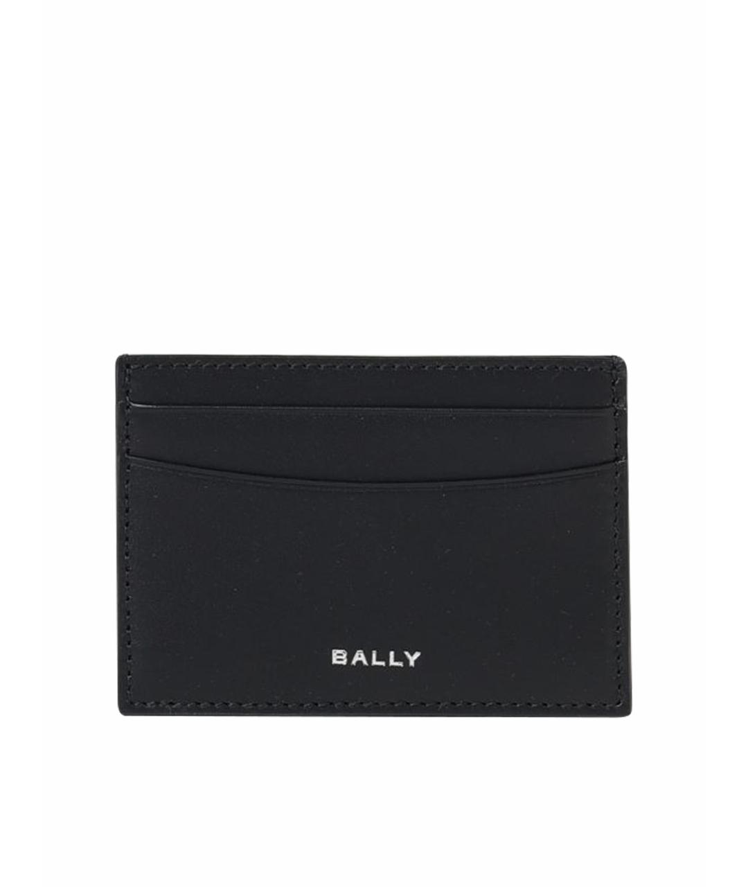 BALLY Черный кожаный кардхолдер, фото 1