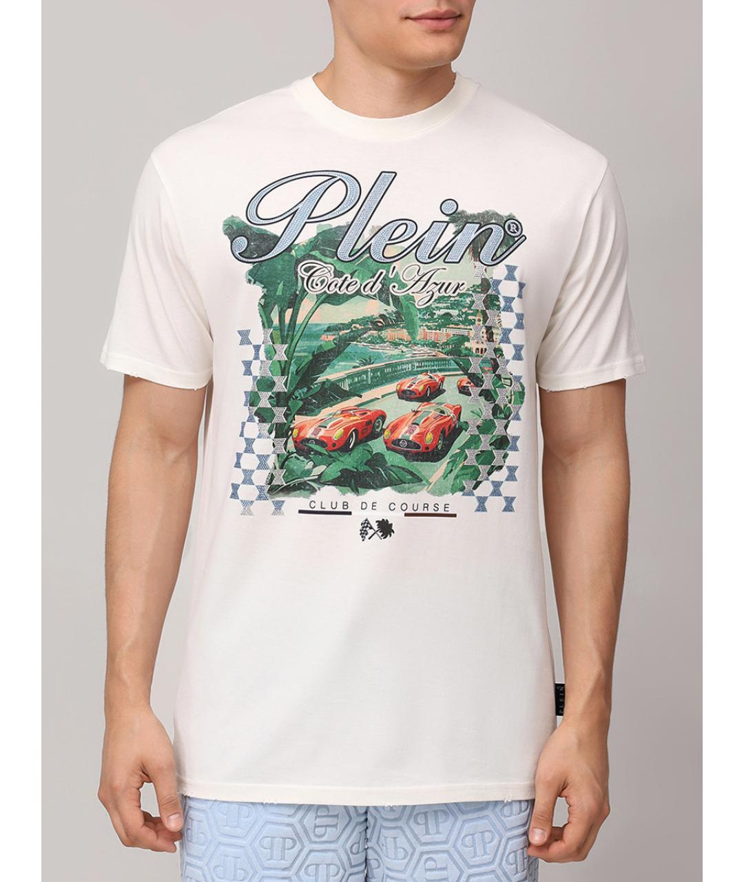 PHILIPP PLEIN Белая футболка, фото 4
