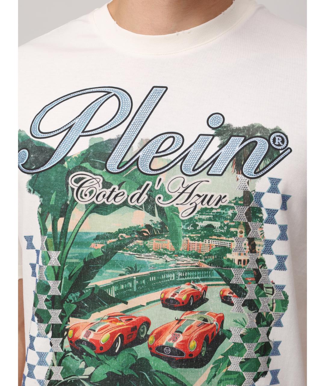 PHILIPP PLEIN Белая футболка, фото 5