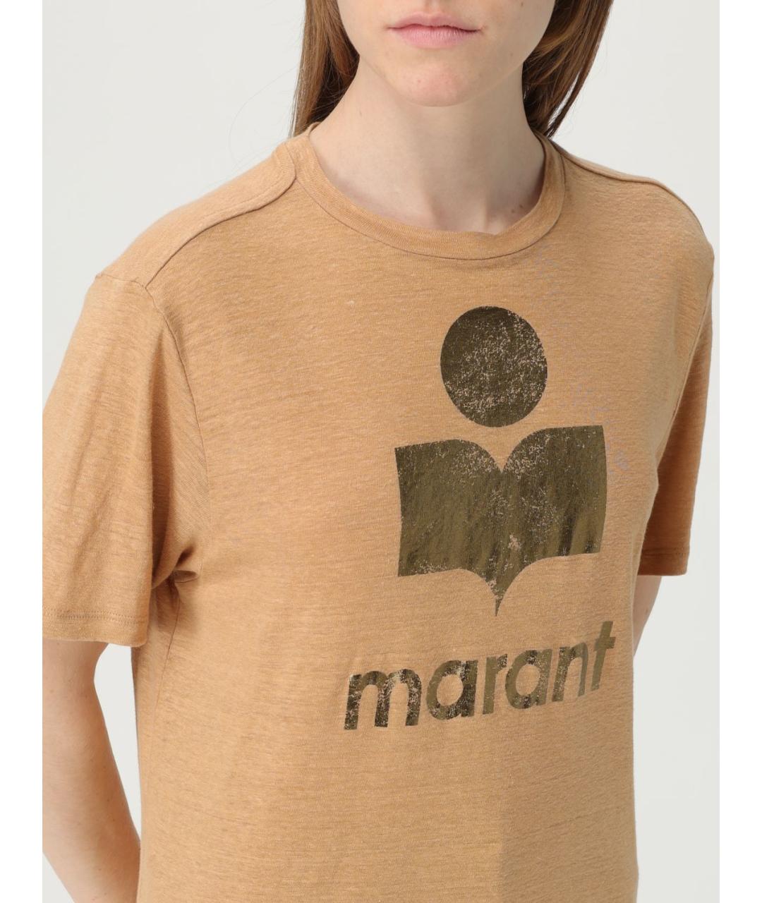 ISABEL MARANT ETOILE Бежевая футболка, фото 4