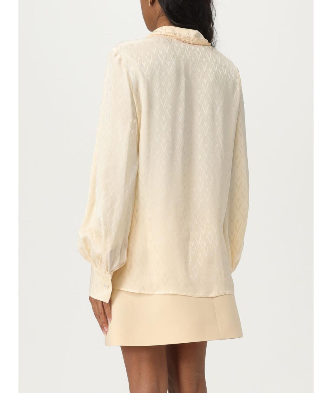 VALENTINO Бежевая блузы, фото 4