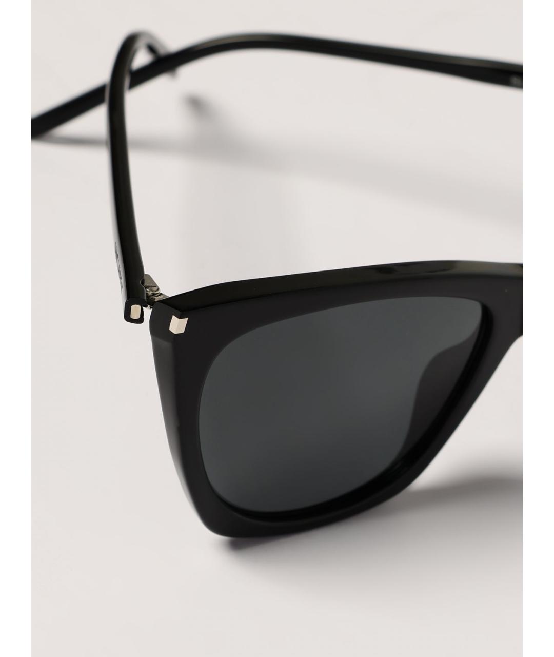 SAINT LAURENT Черные солнцезащитные очки, фото 5