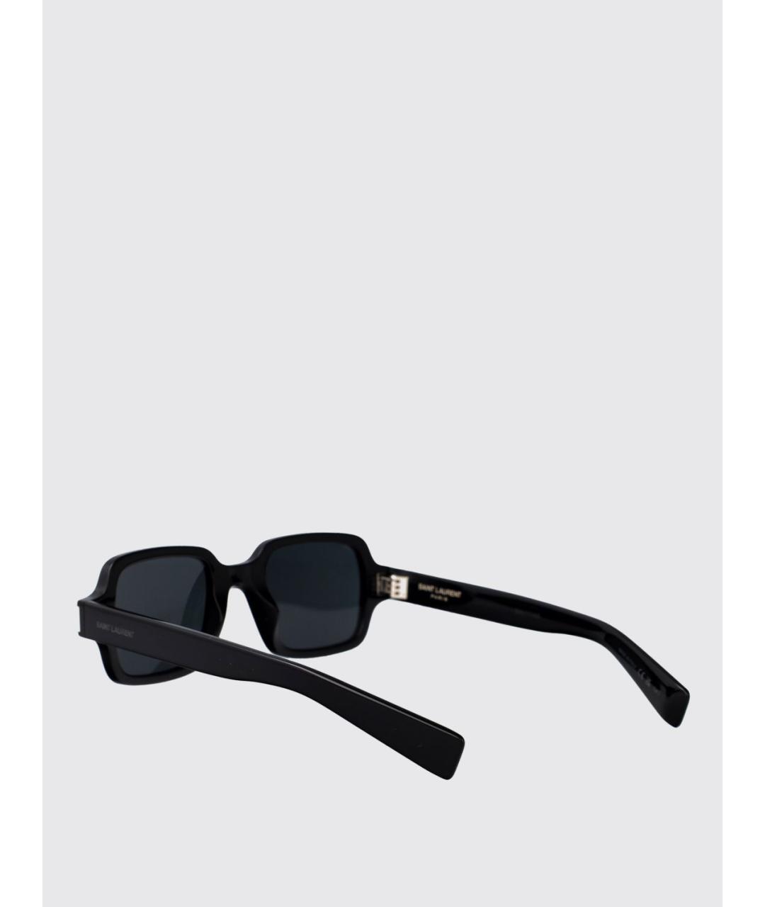 SAINT LAURENT Черные солнцезащитные очки, фото 3