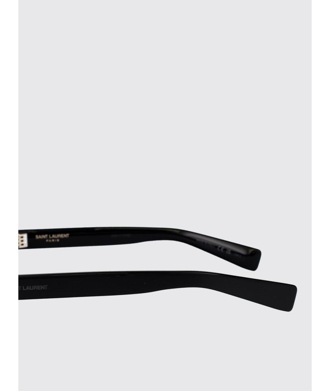 SAINT LAURENT Черные солнцезащитные очки, фото 4