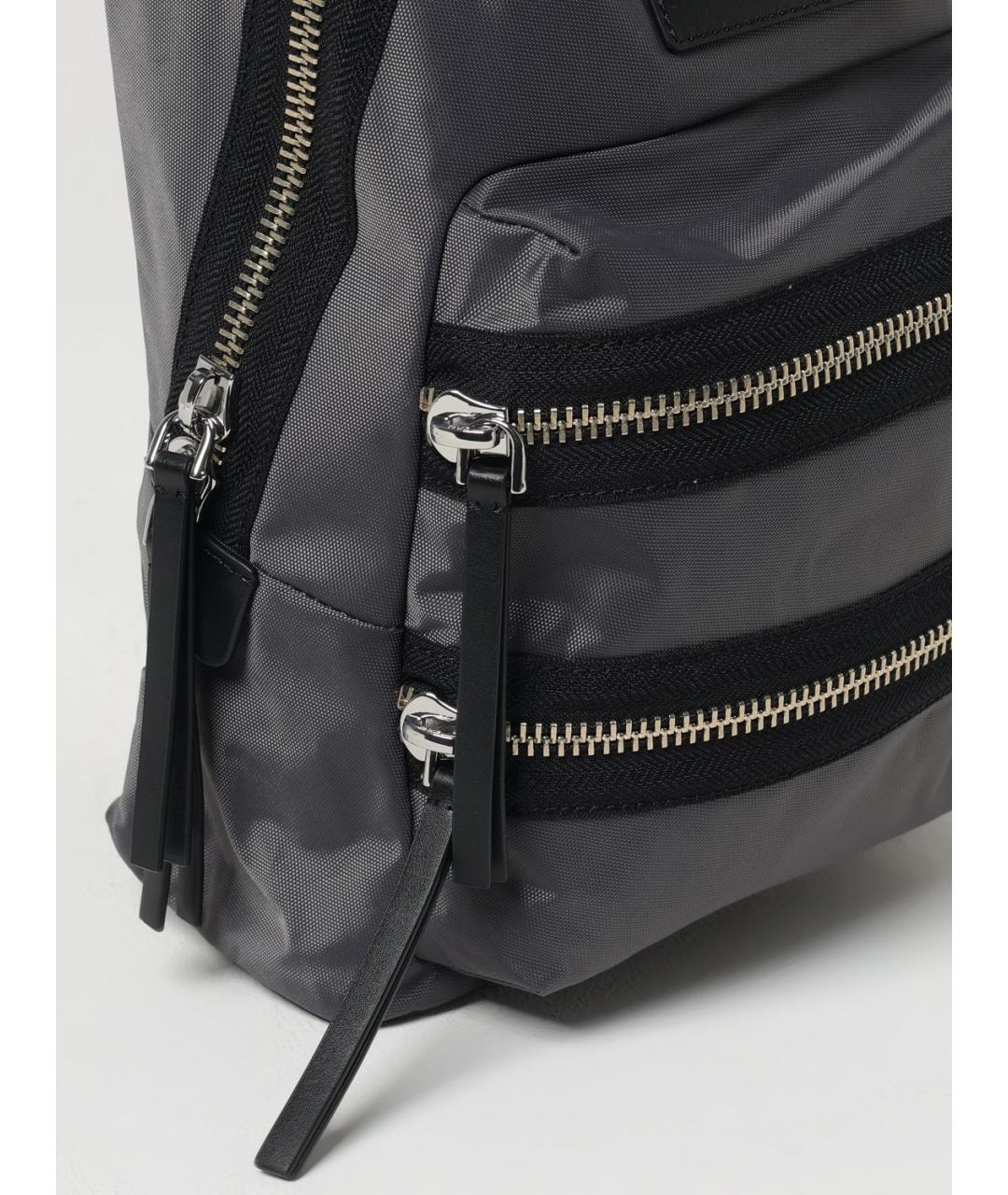 MARC JACOBS Серый синтетический рюкзак, фото 3
