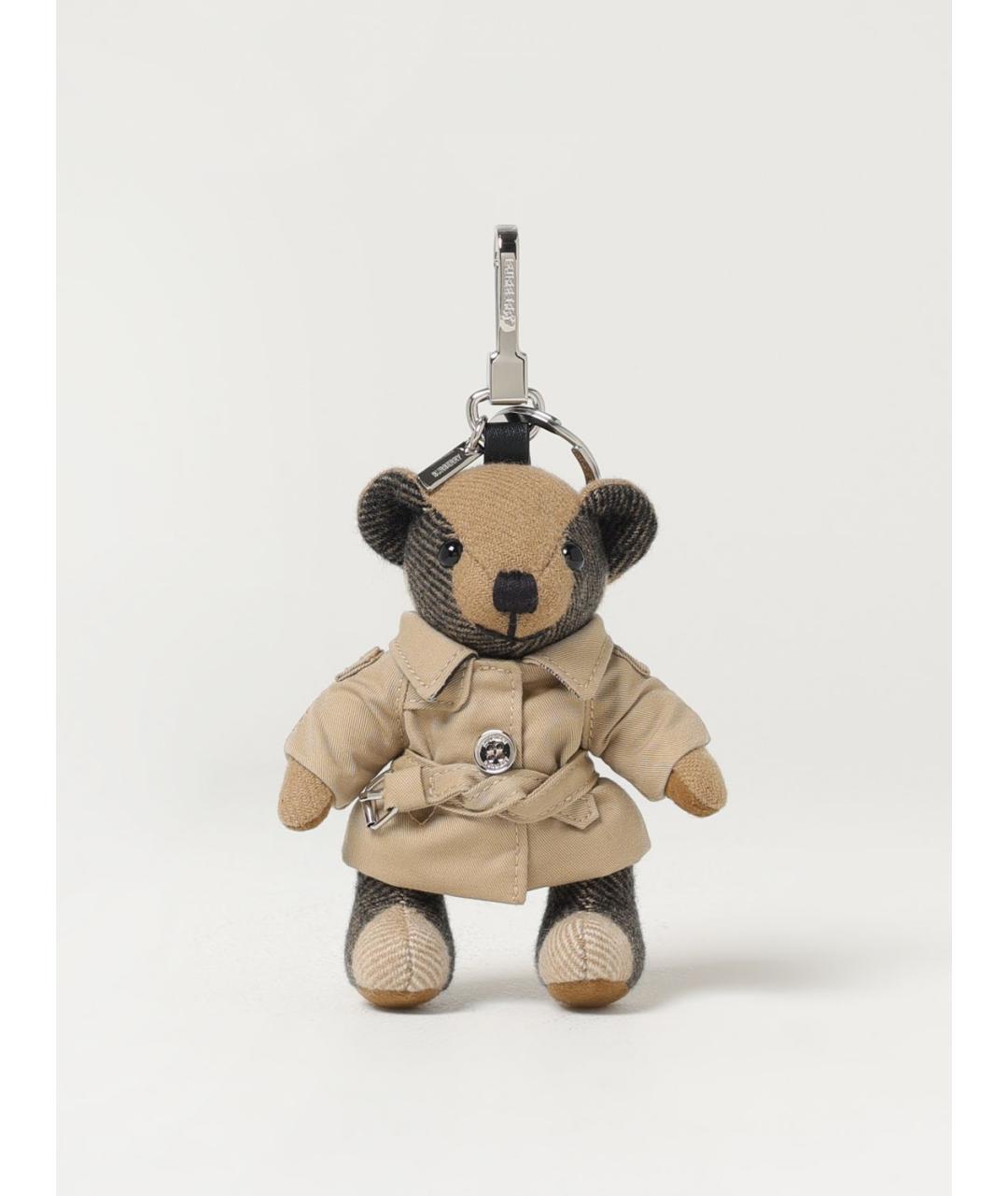 BURBERRY Бежевый брелок, фото 4