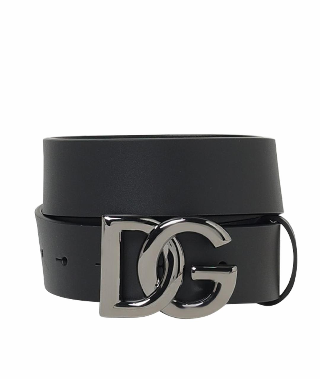 DOLCE&GABBANA Черный ремень, фото 1