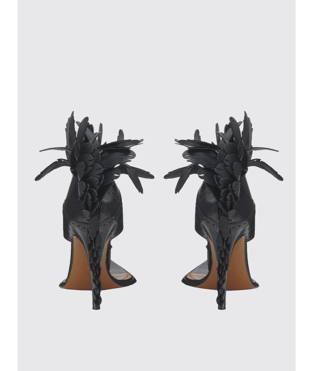 ALEXANDER MCQUEEN Черные босоножки, фото 3