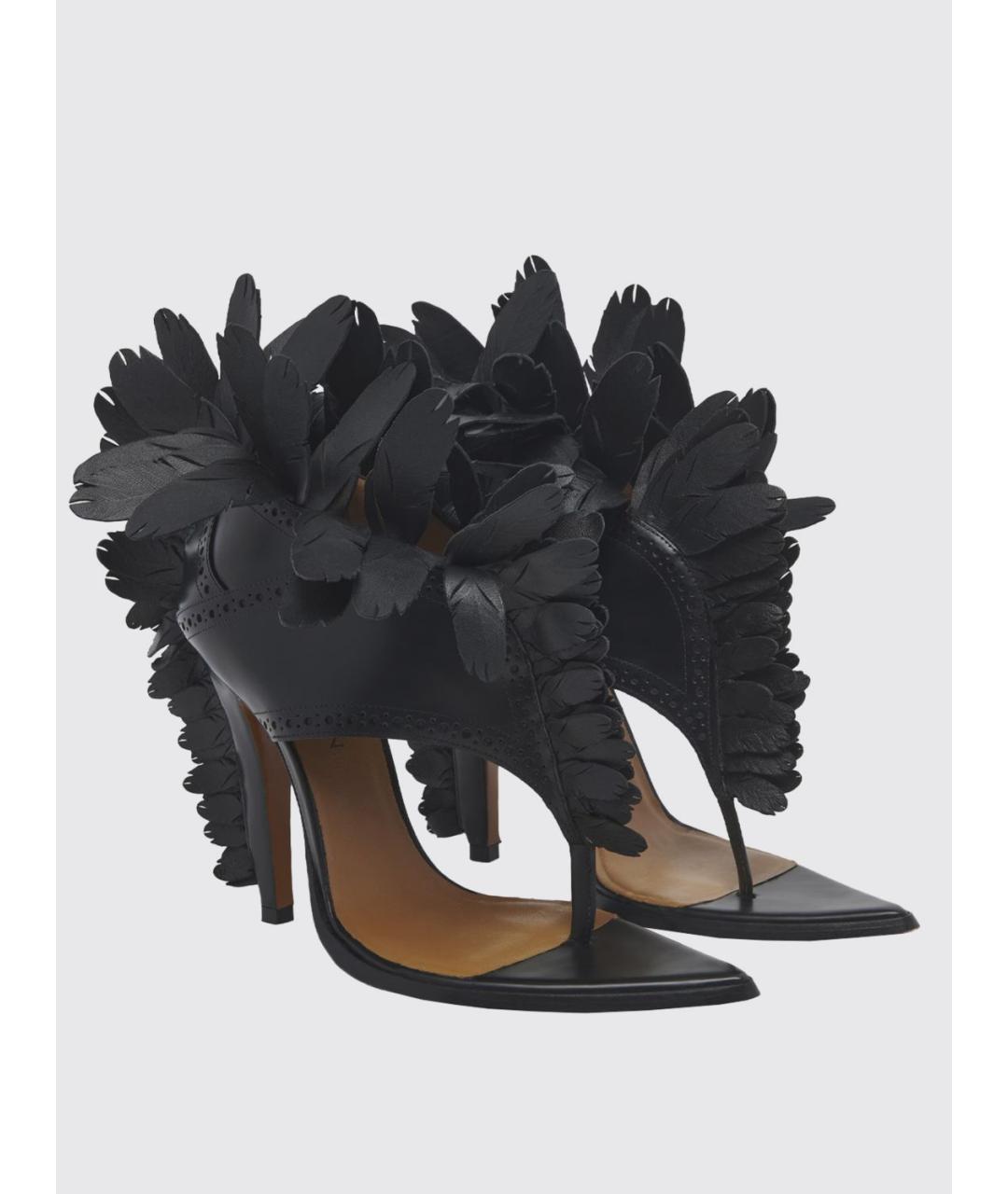 ALEXANDER MCQUEEN Черные босоножки, фото 2