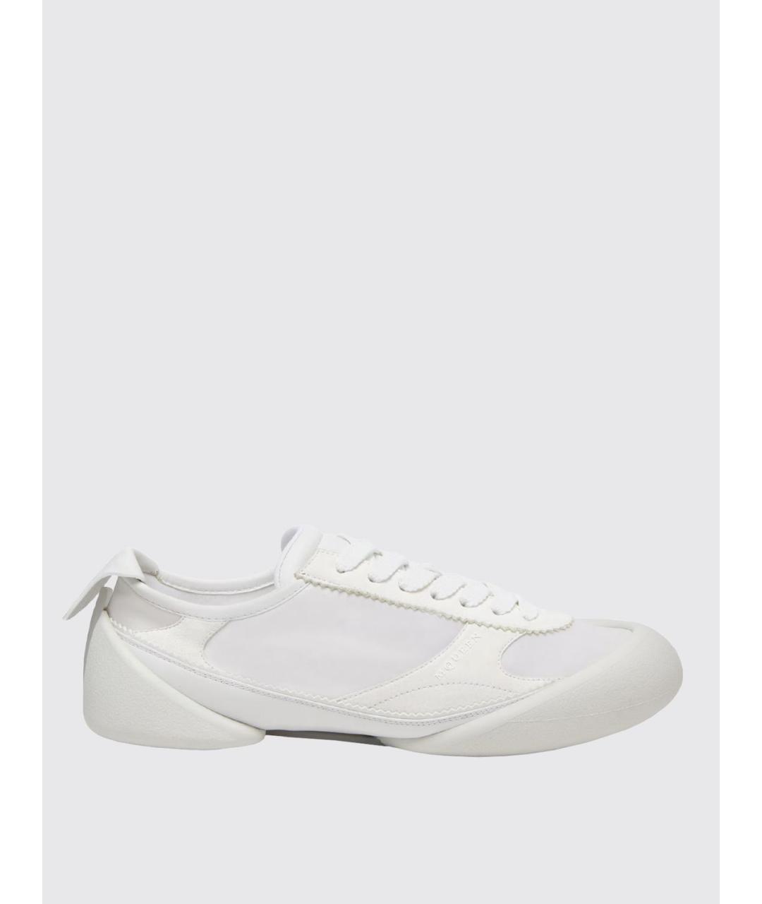 ALEXANDER MCQUEEN Белые синтетические кроссовки, фото 4
