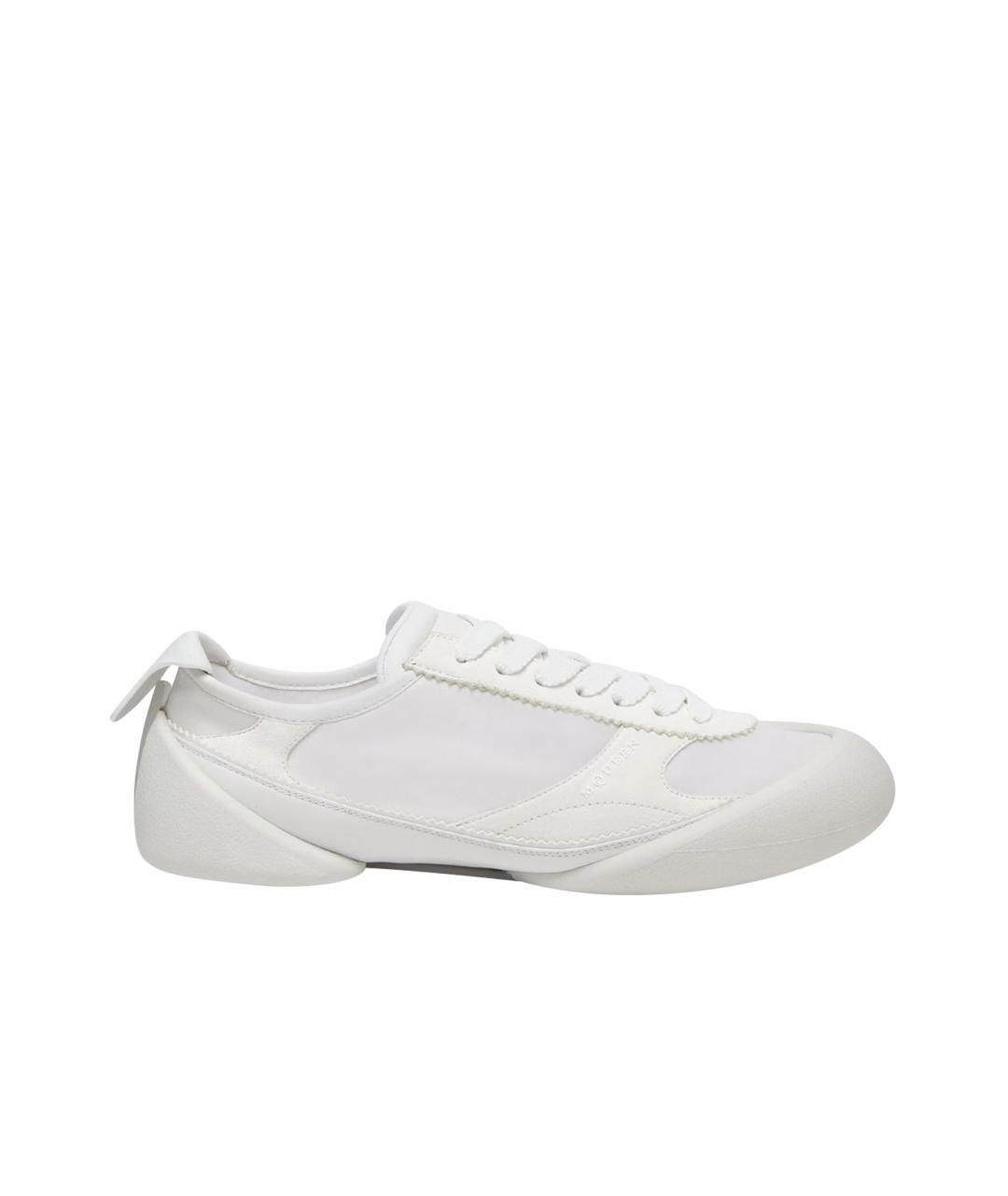 ALEXANDER MCQUEEN Белые синтетические кроссовки, фото 1