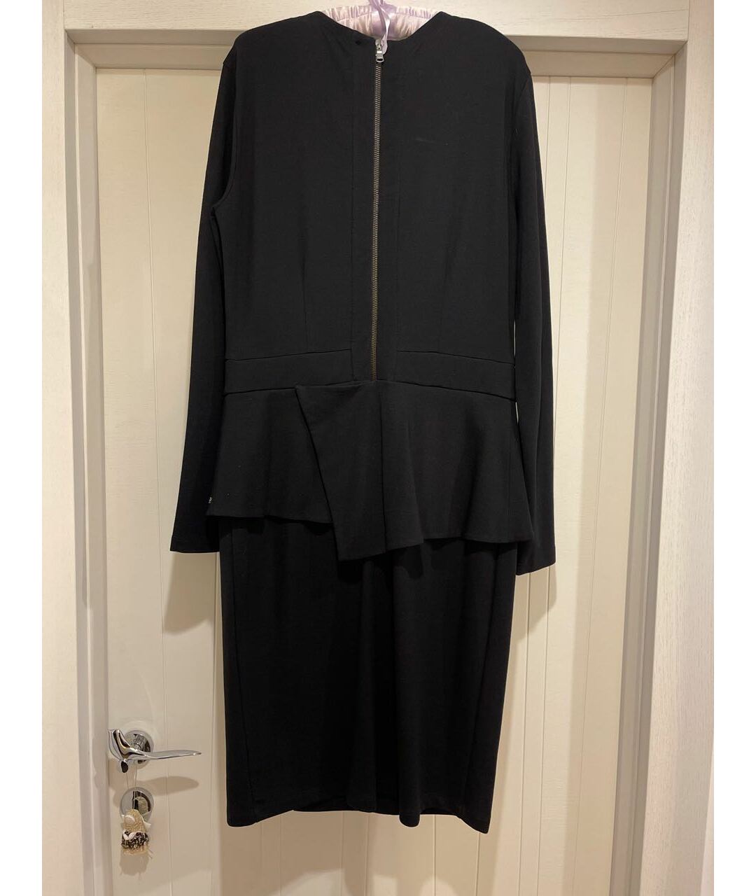 SPORTMAX Черное вискозное платье, фото 2