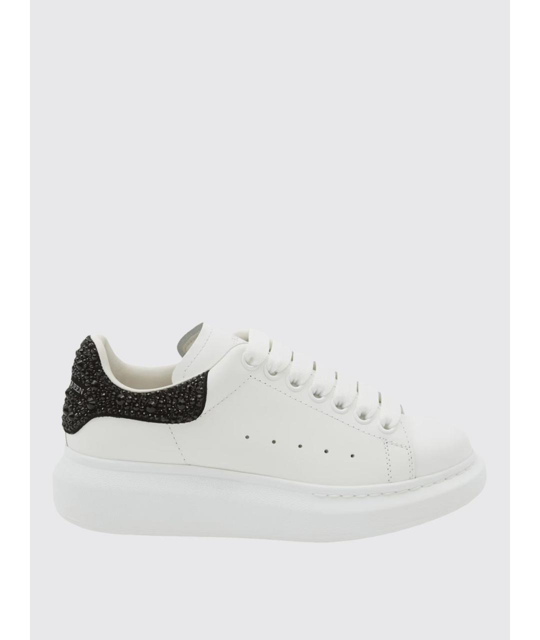 ALEXANDER MCQUEEN Белые кожаные кеды, фото 5