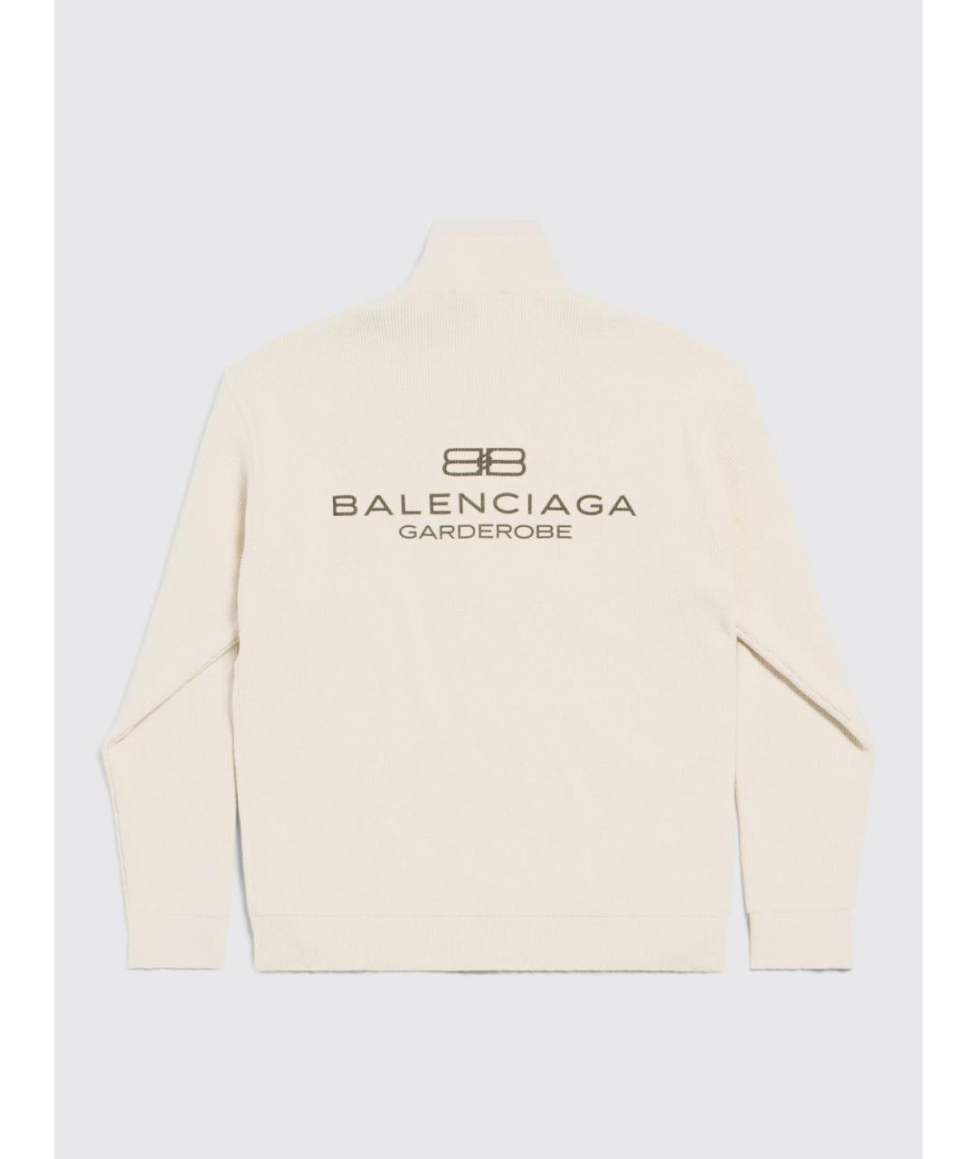 BALENCIAGA Бежевый кардиган, фото 2