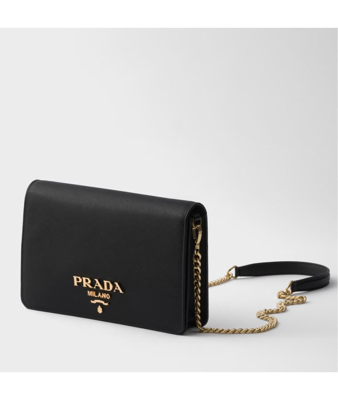 PRADA Черная сумка через плечо, фото 2