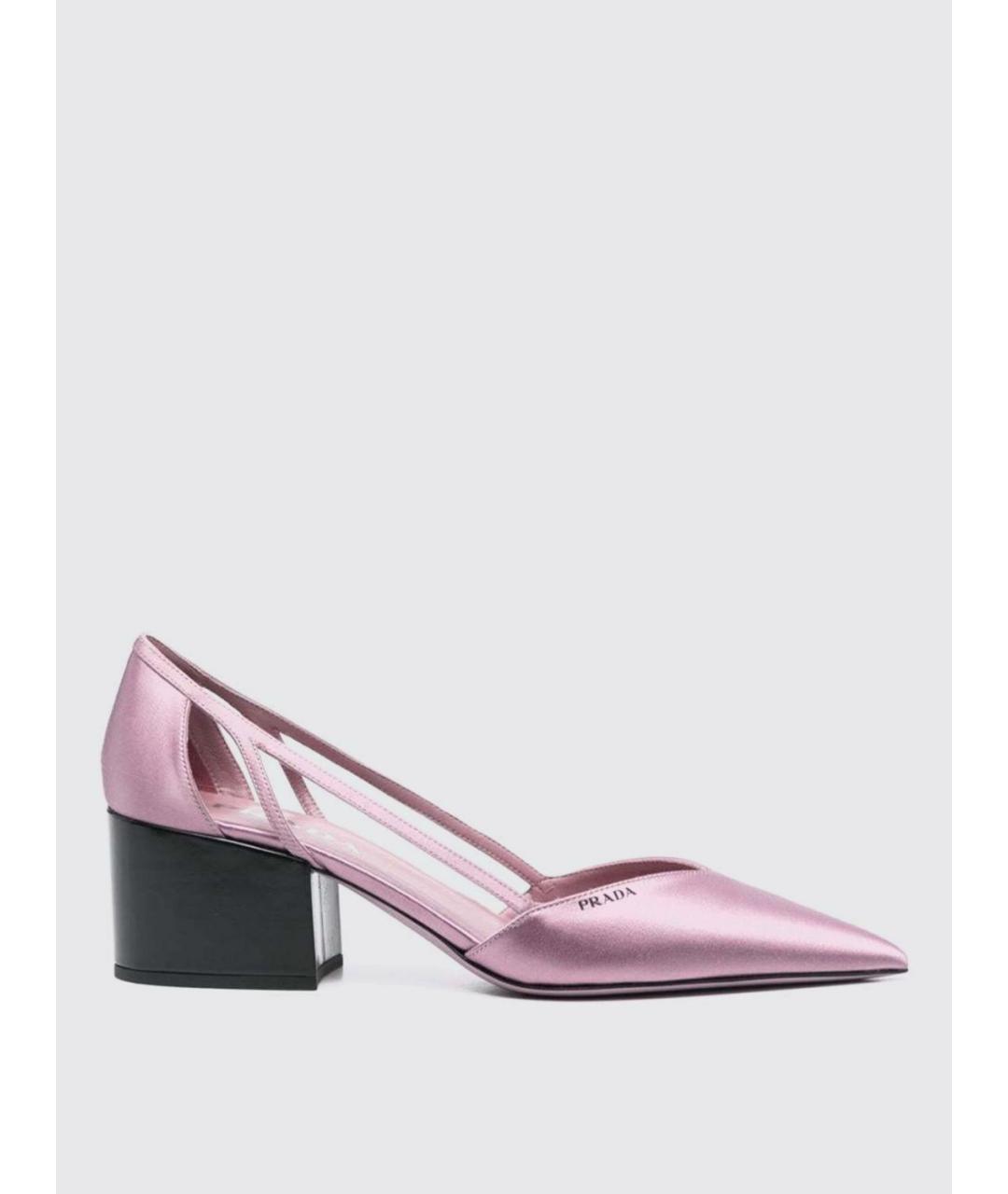 PRADA Розовые кожаные туфли, фото 8