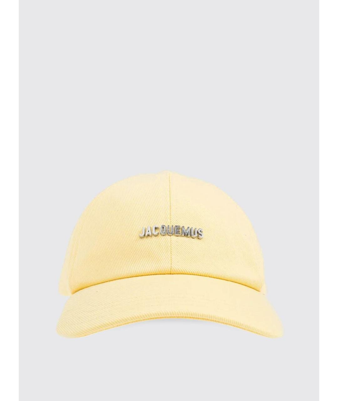 JACQUEMUS Желтая кепка, фото 4