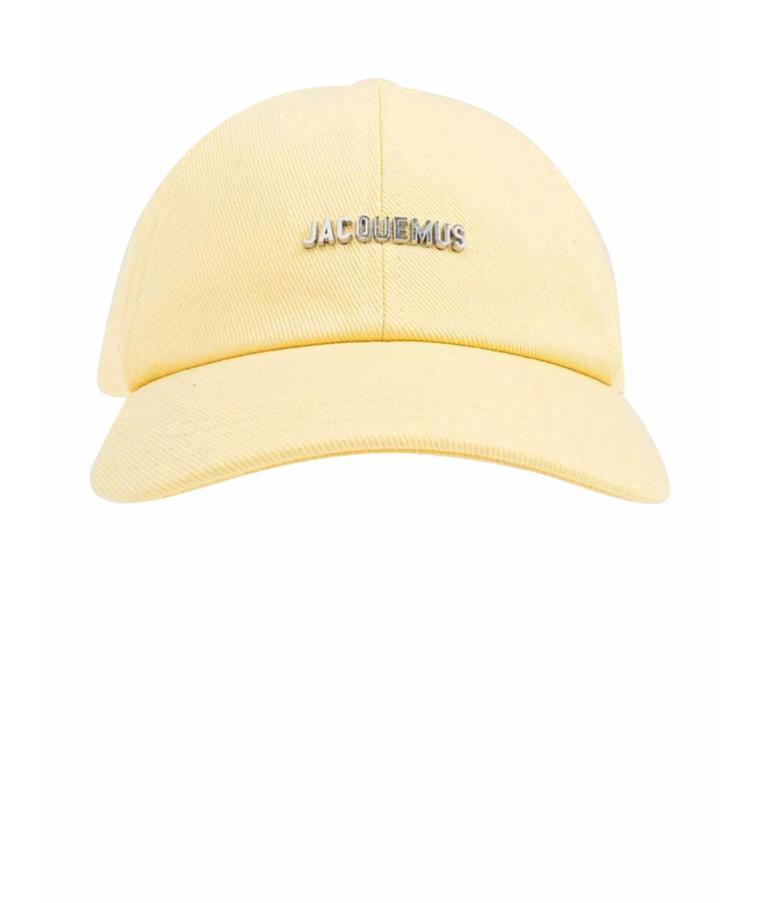 JACQUEMUS Желтая кепка, фото 1