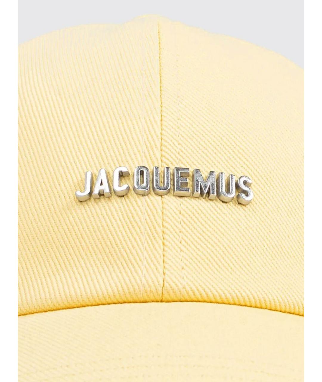 JACQUEMUS Желтая кепка, фото 3